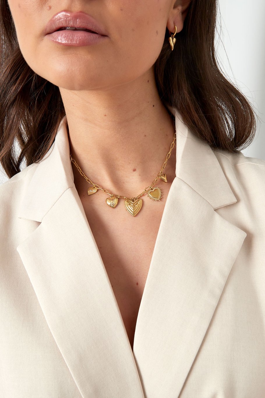 charm necklace hearts for the win Picture3